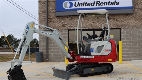 united rentals mini excavator for sale|small backhoe rental.